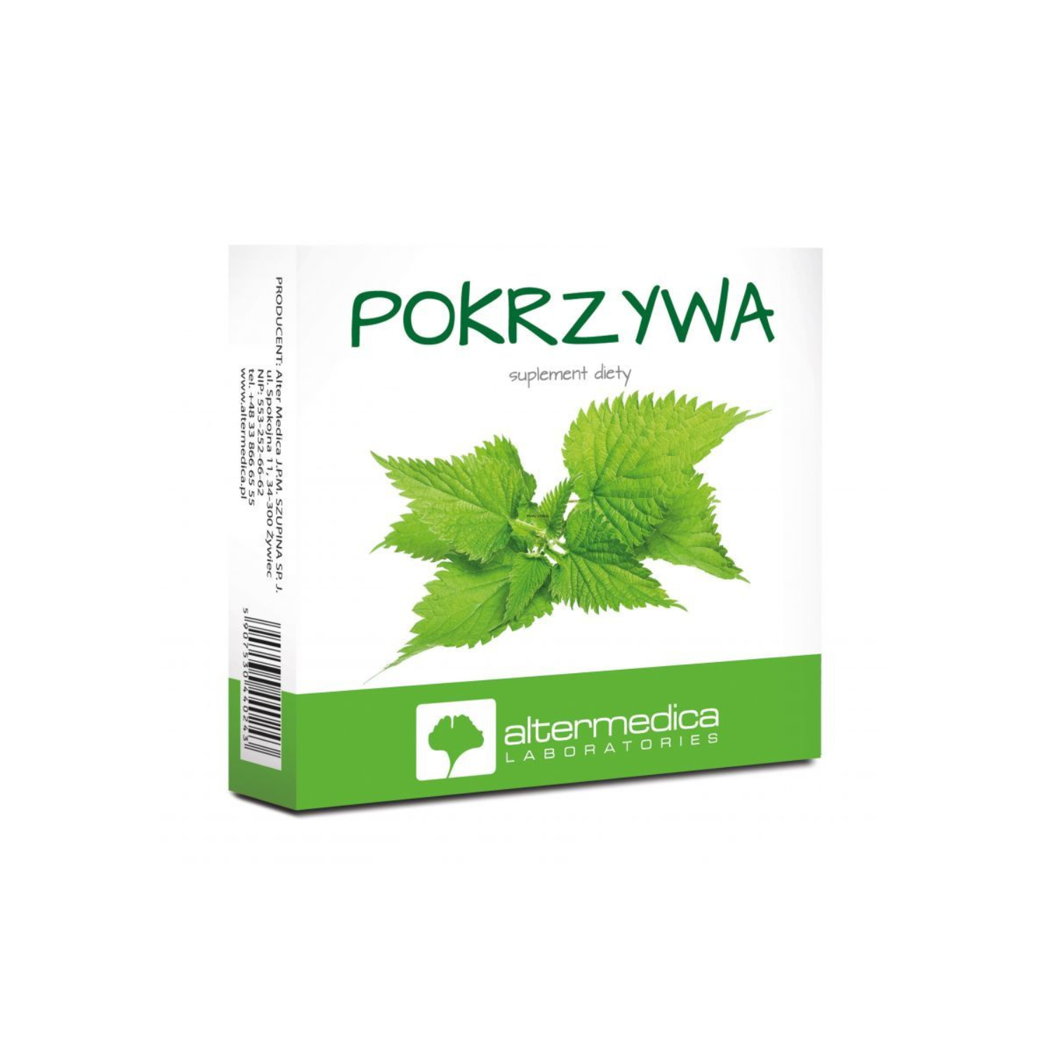 Alter medica - pokrzywa, zdrowe włosy i paznokcie, 60 tabletek (data ważności: 30.11.2026)