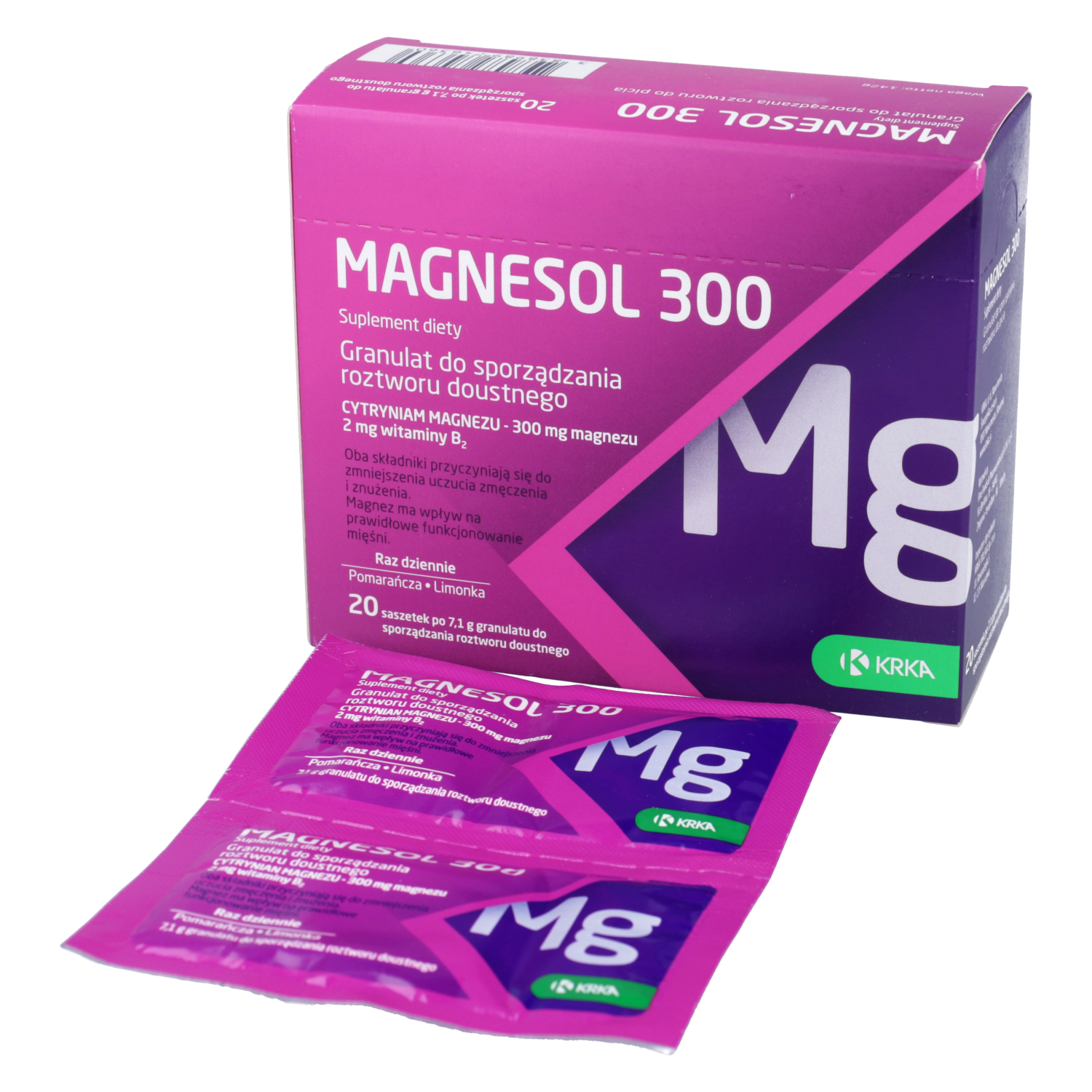 Magnesol 300 mg, granulat, 20 saszetek