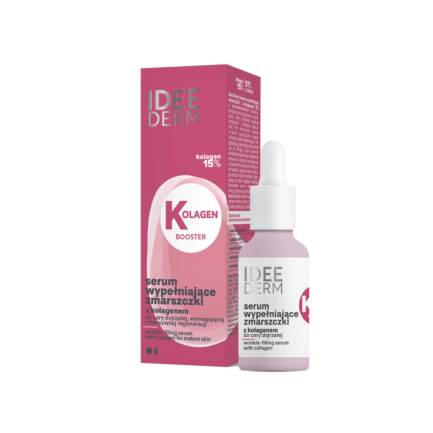Idee derm - serum wypełniające zmarszczki z kolagenem 15%, 30 ml