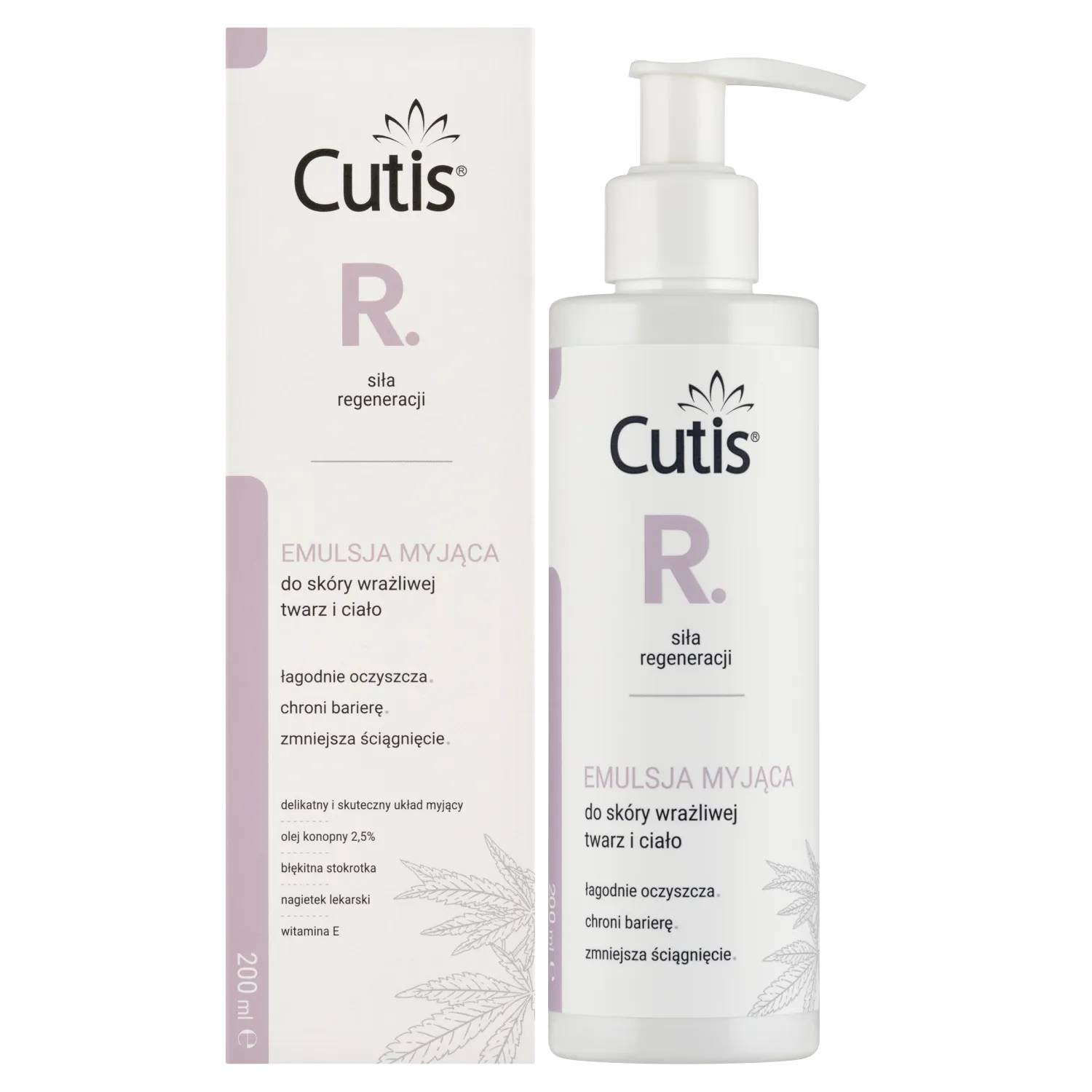 Cutis r. - emulsja myjąca do skóry wrażliwej, 200 ml