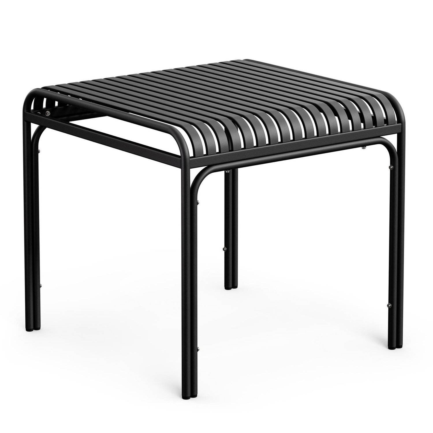 Gartentisch 80 x 80 cm LIWIO - schwarz