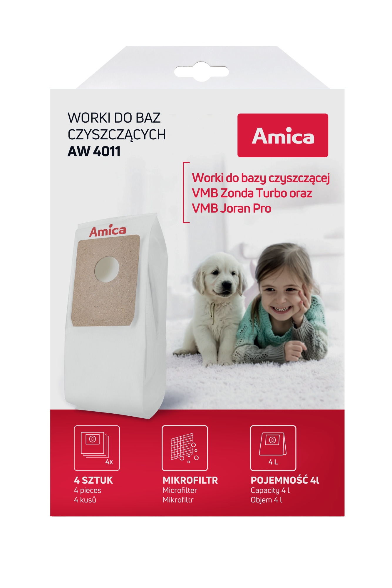 Części zamienne Amica AW 4011 - 4szt.