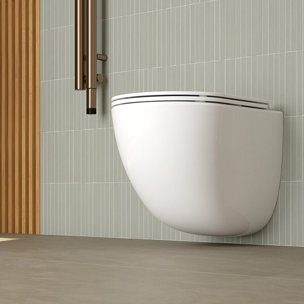 Oltens Hamnes OneForm Stille PureRim miska WC wisząca biały połysk 42052000 - Wysyłka w 24h