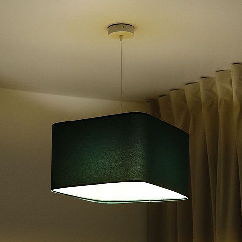 BPS Koncept Kwadro sue lampa wisząca 1x60 W zielona-złota KW-104-40W30