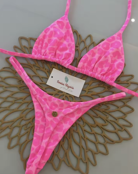Strój kąpielowy Bikini Różowa Panterka 201