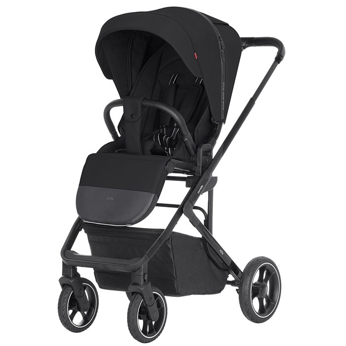 Carrello Alfa CRL-5508 - wózek spacerowy z przekładanym siedziskiem-Midnight Black