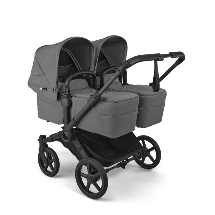Bugaboo Donkey 6 Twin - wózek głęboko-spacerowy dla bliźniąt-Moon Grey