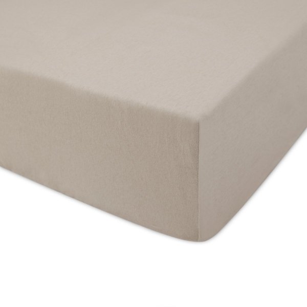 Prześcieradło jersey 180x200 z gumką wz. D046 (kakao)
