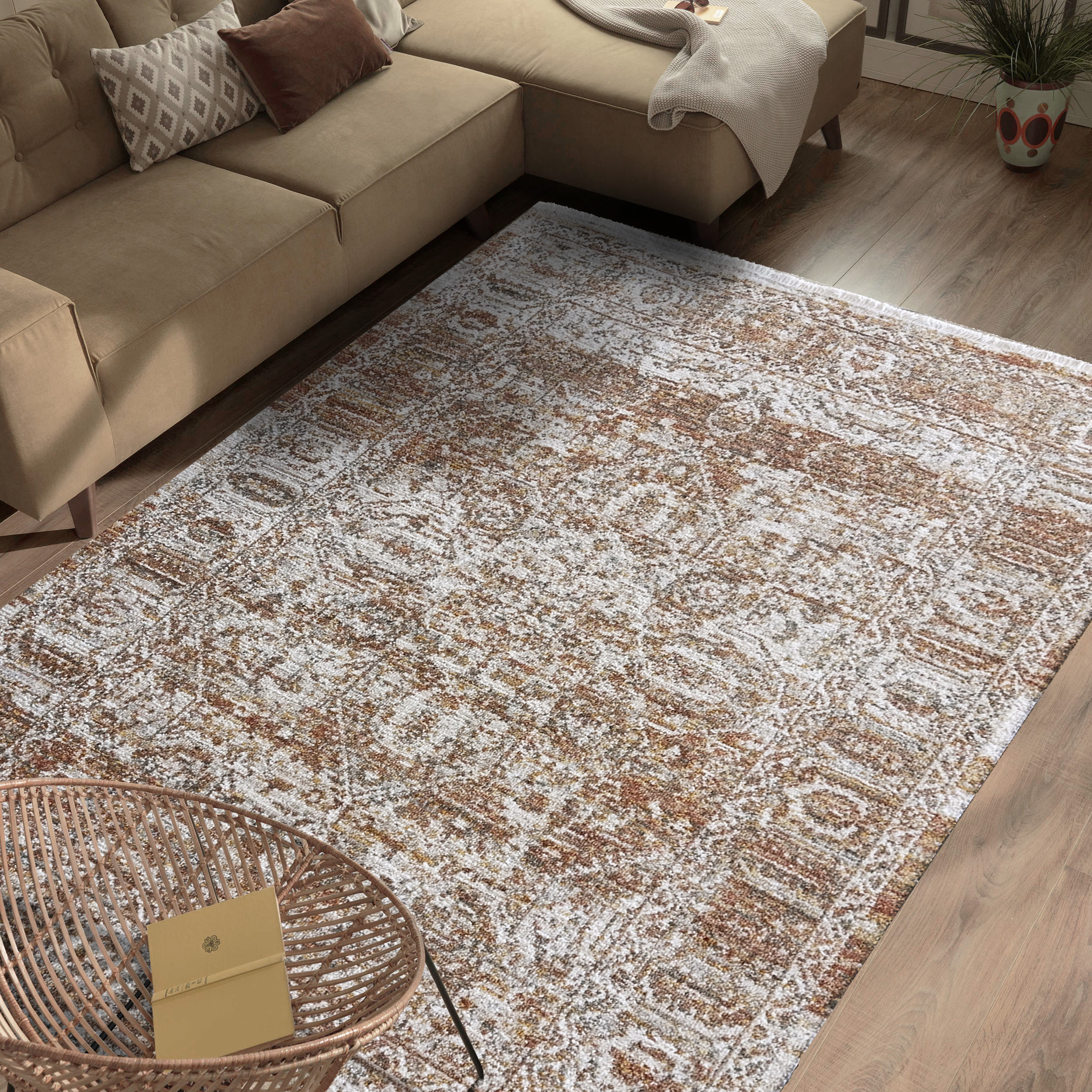Dywan - 160 x 230 cm - Wielokolorowy - Klasyczny - Dywanopol