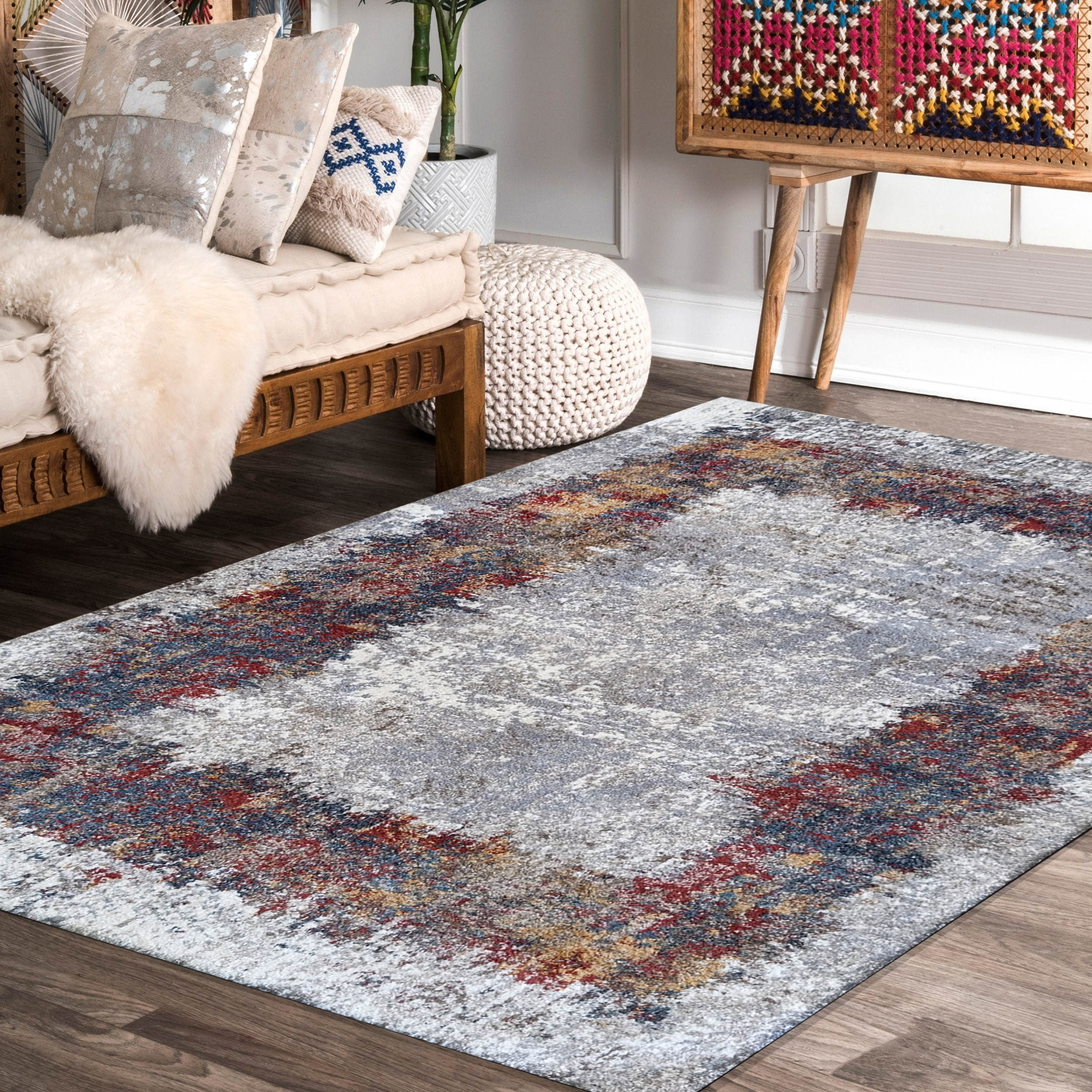 Dywan - 160 x 220 cm - Wielokolorowy - Nowoczesny - Dywanopol
