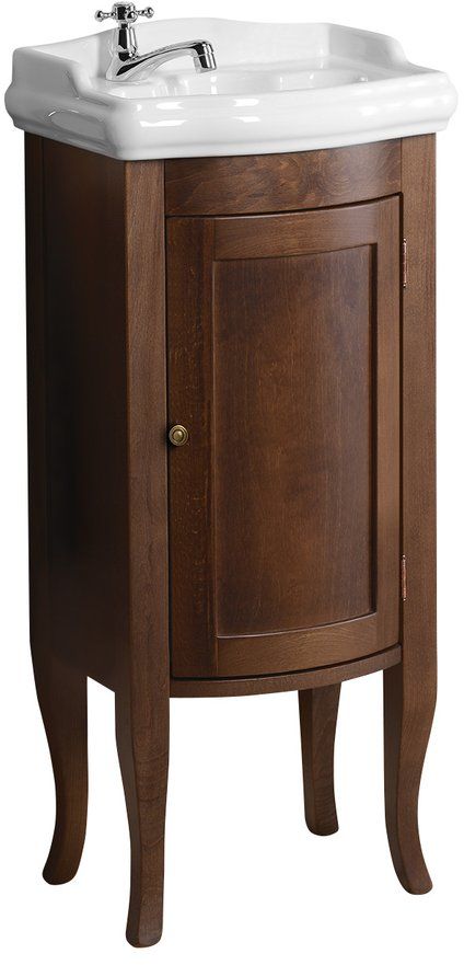 Darmowa Dostawa - Szafka 36.5x28x85 cm podumywalkowa stojąca buk Sapho Retro 1640