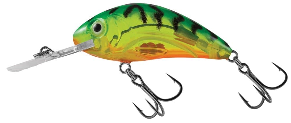 Salmo Wobler Rattlin Hornet Floating 5,5cm 10,5g Clear Green Tiger