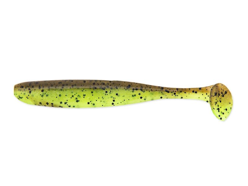 Keitech Guma Easy Shiner 3'' 7,5cm #401 Green Pumpkin Chartreuse