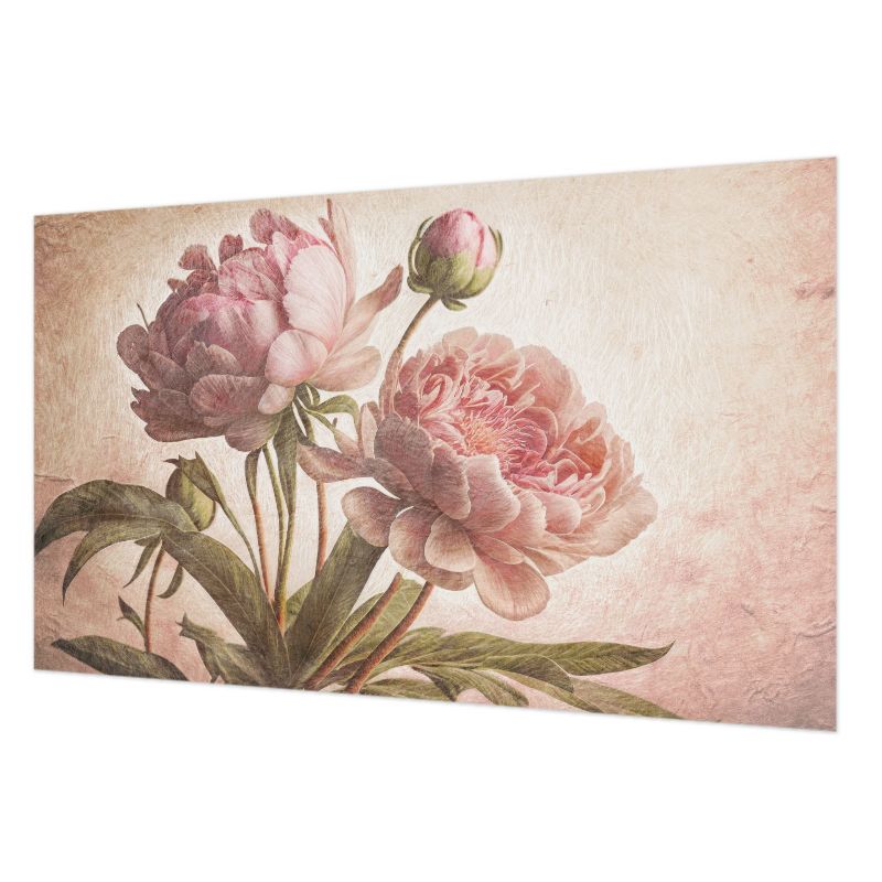 Tapeta Tulup 416x254 cm Delikatne piwonie dla miłośników eleganckich motywów roślinnych 1 szt.