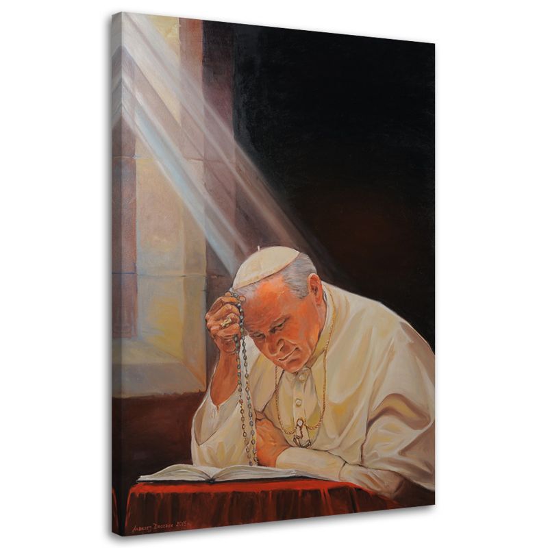 Obraz na płótnie Feeby Papież Jan Paweł II 60x90cm 1szt