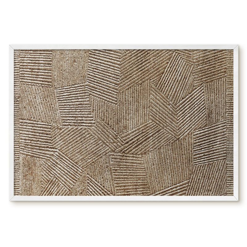 Tablica Magnetyczna Do Salonu Tulup 60x40 cm Geometryczny wzór - Biała rama Do salonu, biura 1 szt.