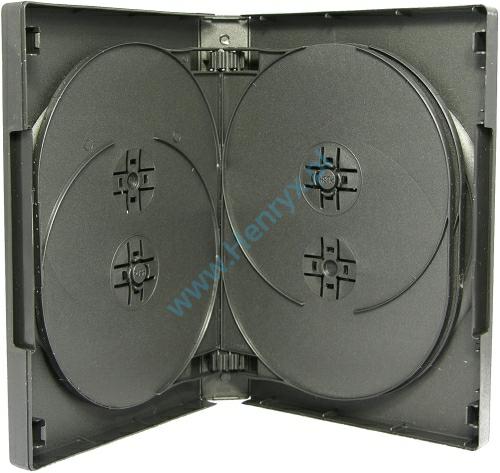 Pudełko 6xDVD Standard Czarne BOX16 22mm - Henryx24