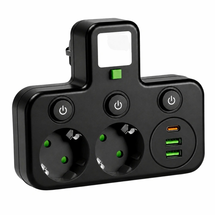 Listwa zasilająca 2 gniazda 3xUSB DA706 - Henryx24