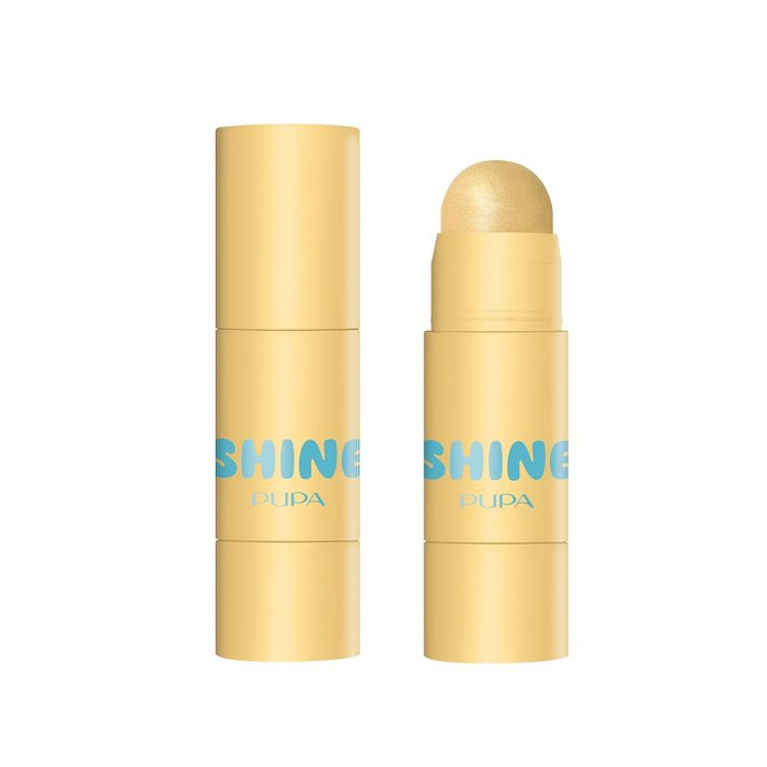 PUPA Milano SHINE Rozświetlający stick do twarzy - 003 24 K Gold, 6 g