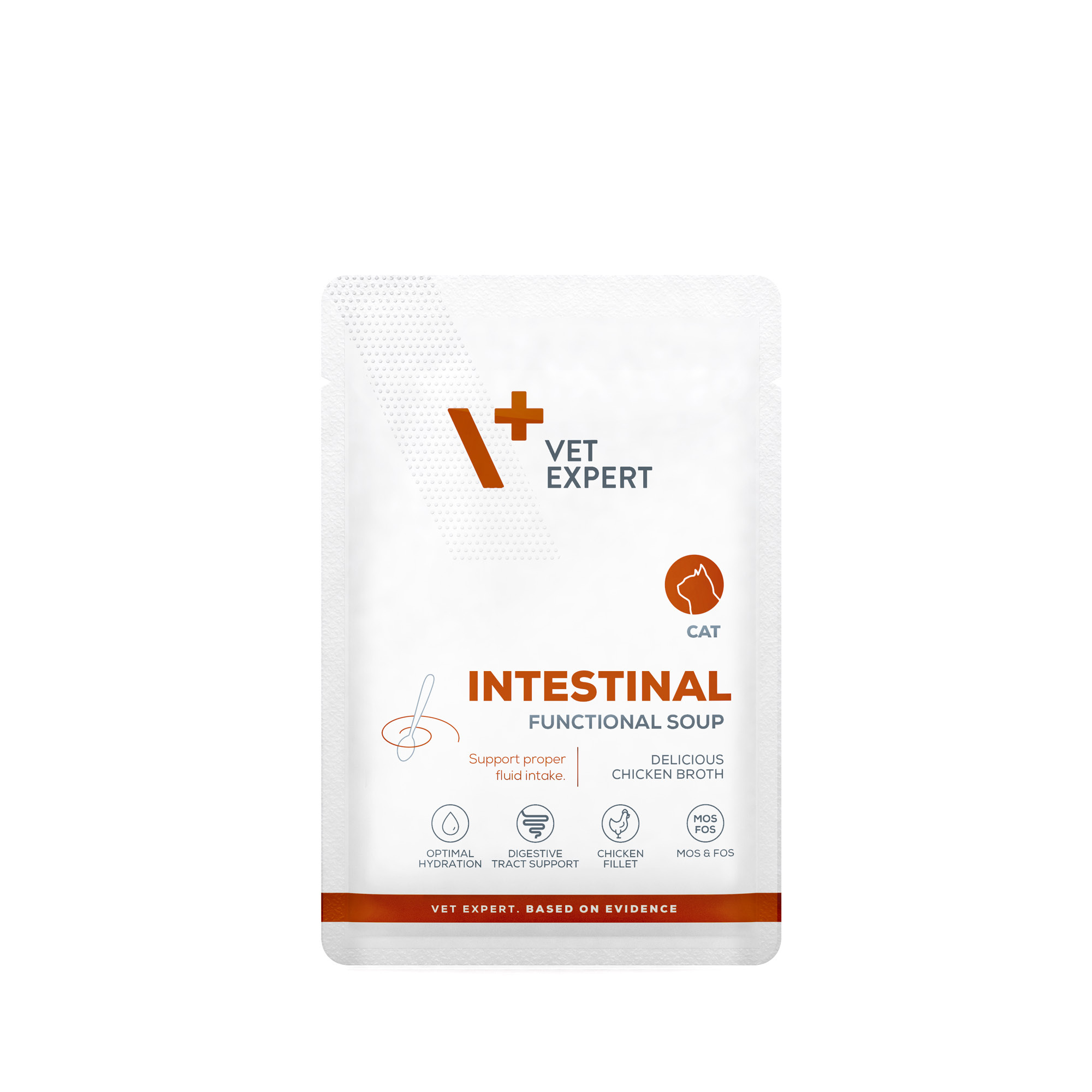 Functional Cat Soup Intestinal | VET EXPERT | 40g | Bulion nawadniający dla kotów z biegunką i wymiotami