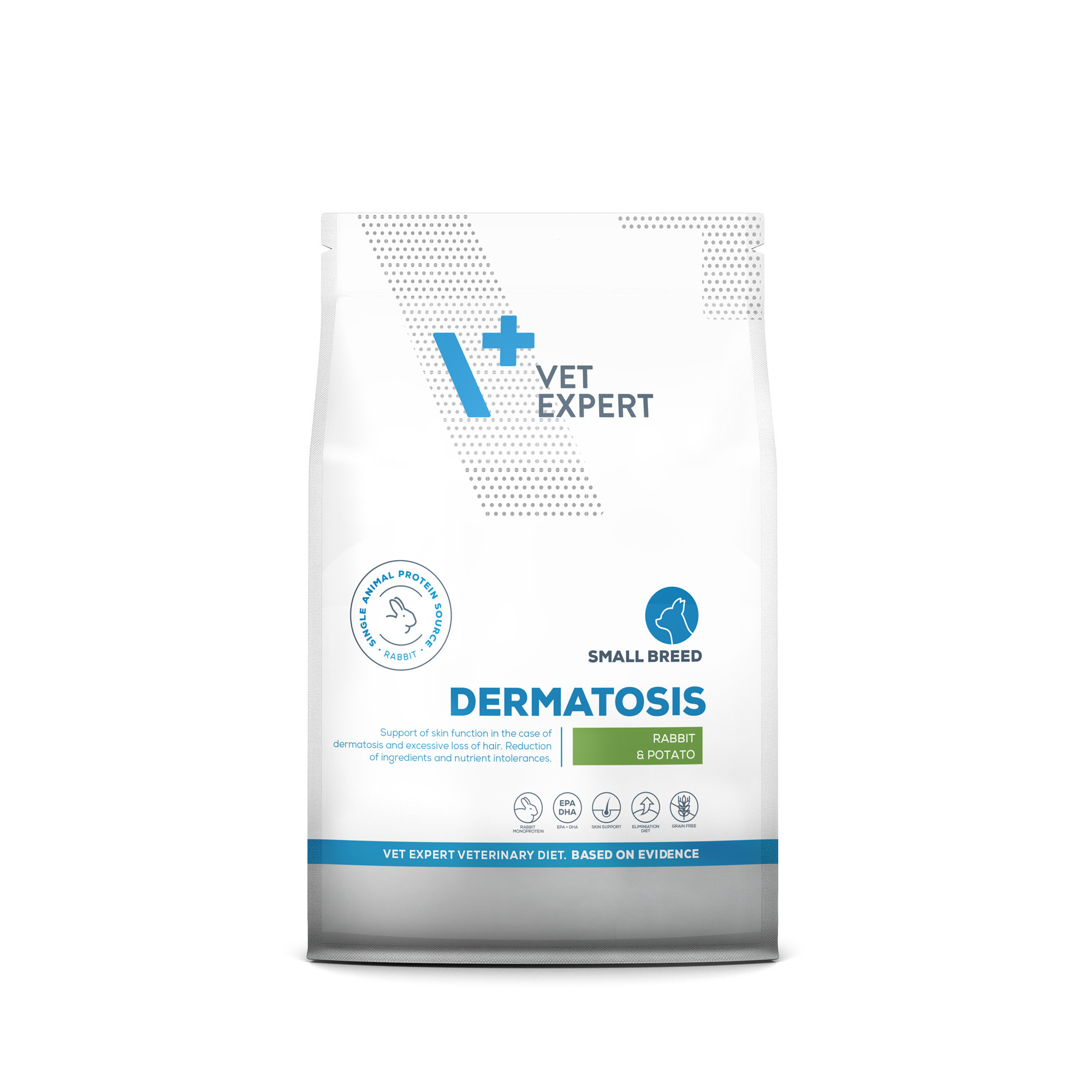 Dermatosis Small Breed | VET EXPERT | 2 kg | Rabbit & Potato | Sucha karma weterynaryjna dla psów małych ras