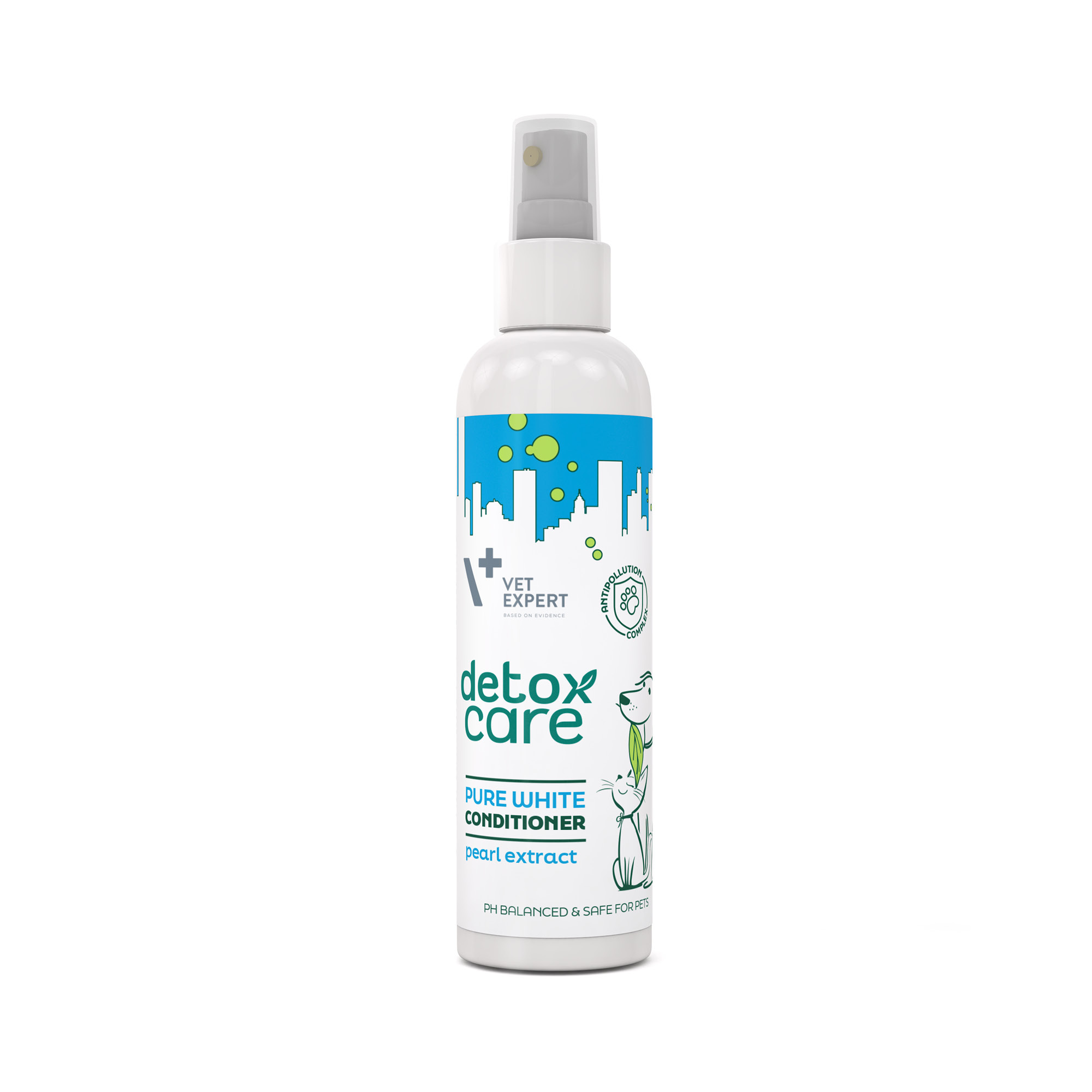 Detox Care Pure White Conditioner | VET EXPERT | 150ml | Odżywka bez spłukiwania dla białej sierści