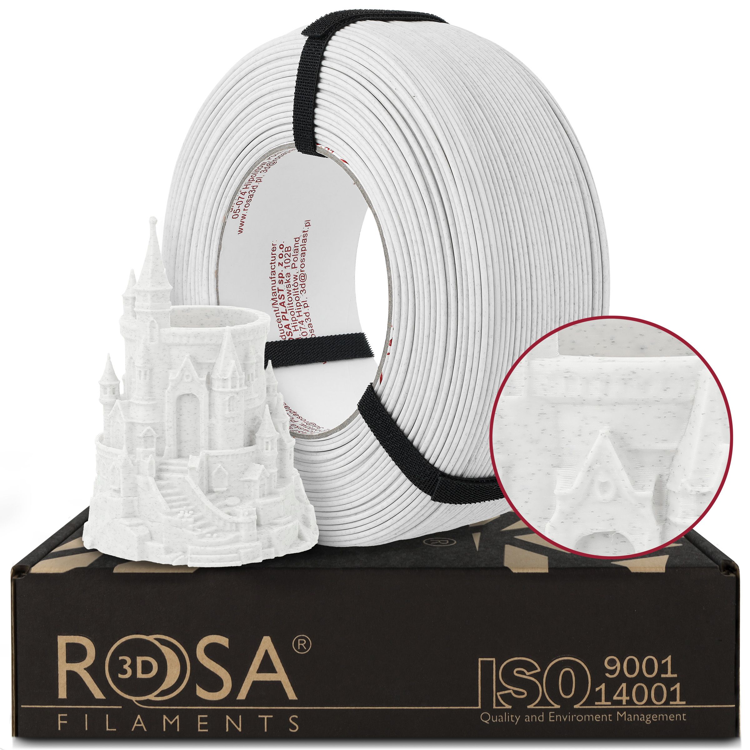 FILAMENT 3D ReFill PLA Speed Matt Marble Carrara (Refill 1kg / 1.75mm)