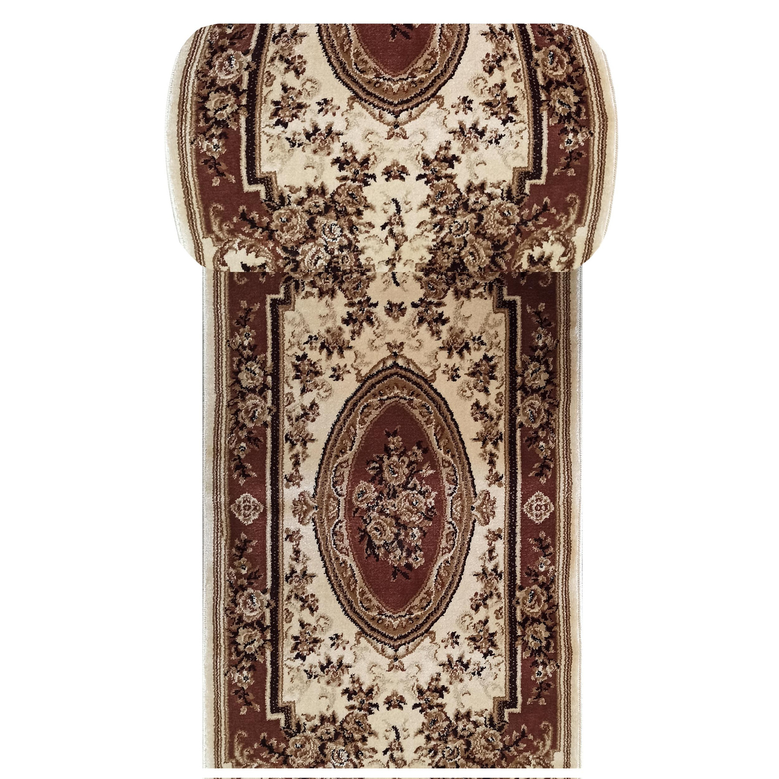 Chodnik Kashmir New 04 - brązowy - szerokość od 60 cm do 100 cm