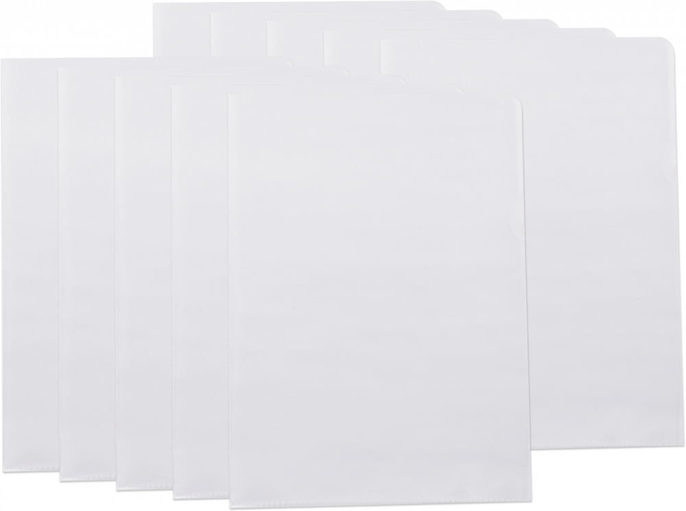 10x Ofertówki groszkowe Viking, "L", A4, 90μm, 25 sztuk, transparentny