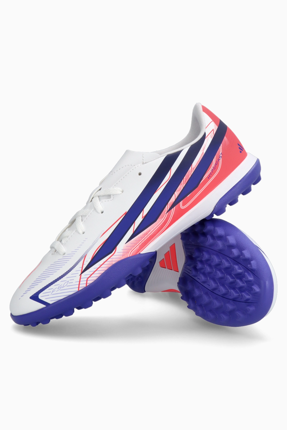 Turfy adidas F50 Club Hyperfast TF Junior - Biały