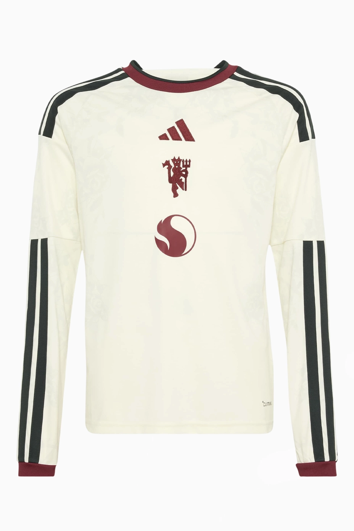 Koszulka z długim rękawem adidas Manchester United 26/27 Trzecia Replica Junior - Biały