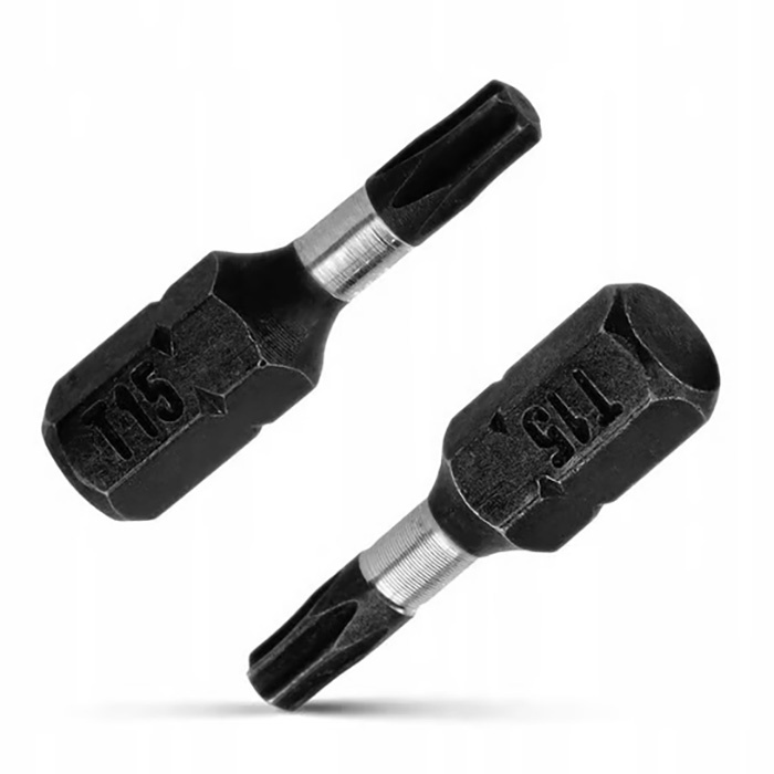 Bit końcówka 25mm TORX15 2 sztuki PRO