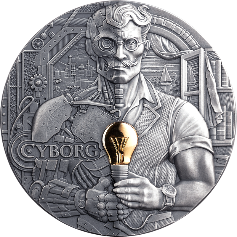 Srebrna moneta Dwoistość natury: Cyborg 2 uncje 2026 - wysyłka 24 h! - Mennica Skarbowa