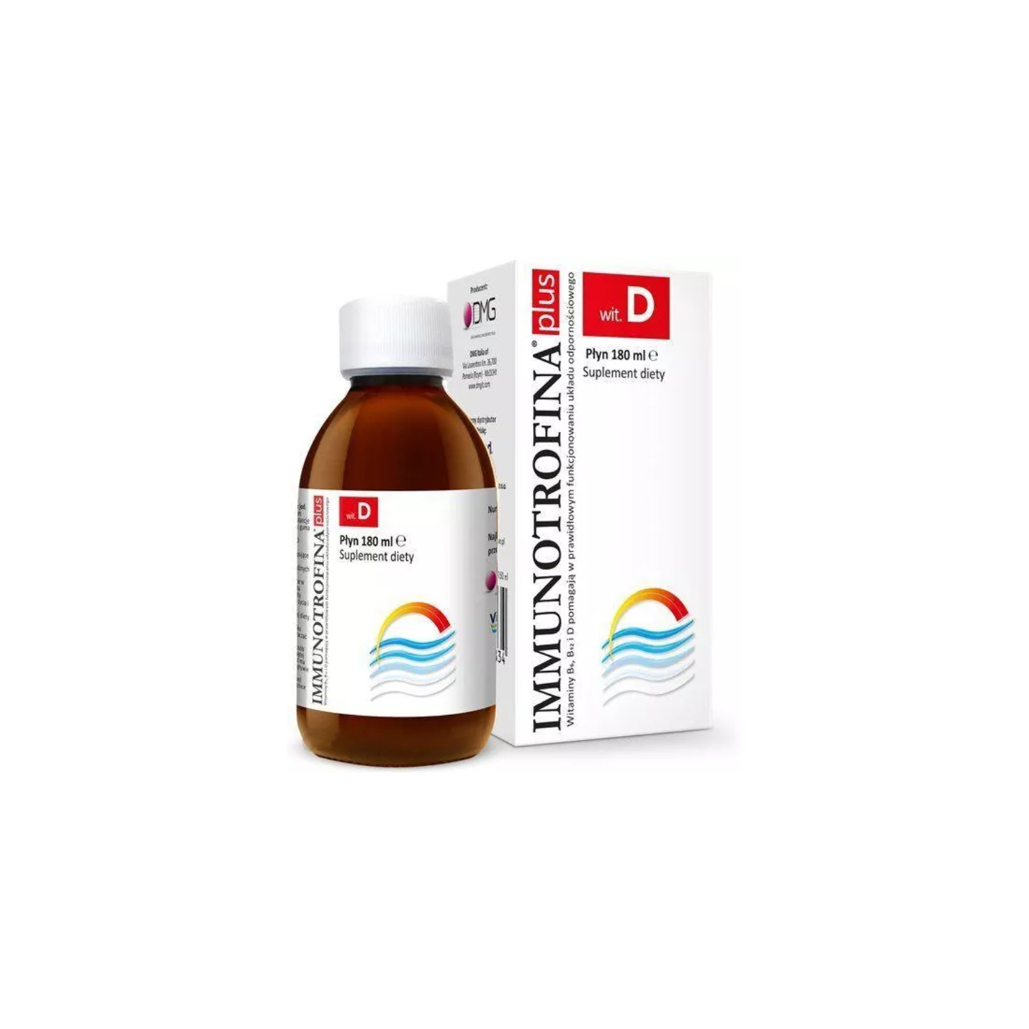 Immunotrofina plus witamina d, 180 ml
