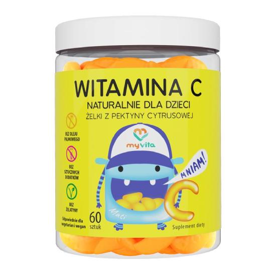 Myvita witamina c dla dzieci, 60 żelek