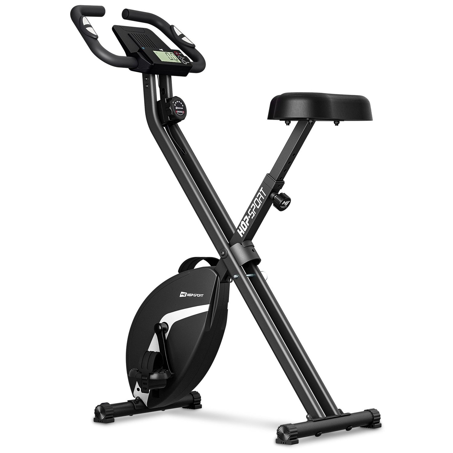 Heimtrainer X-Bike HS-3020x Quest klappbar Schwarz/Silber