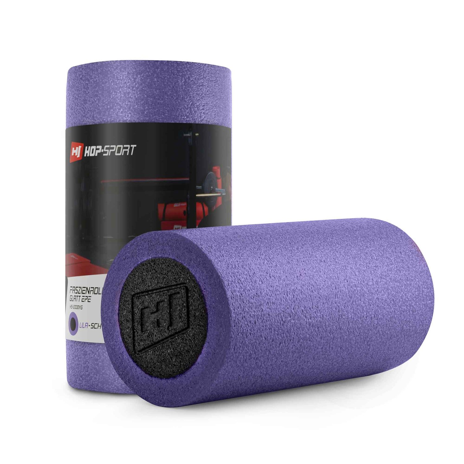 Masážní válec EPE 30cm fialovo-černý