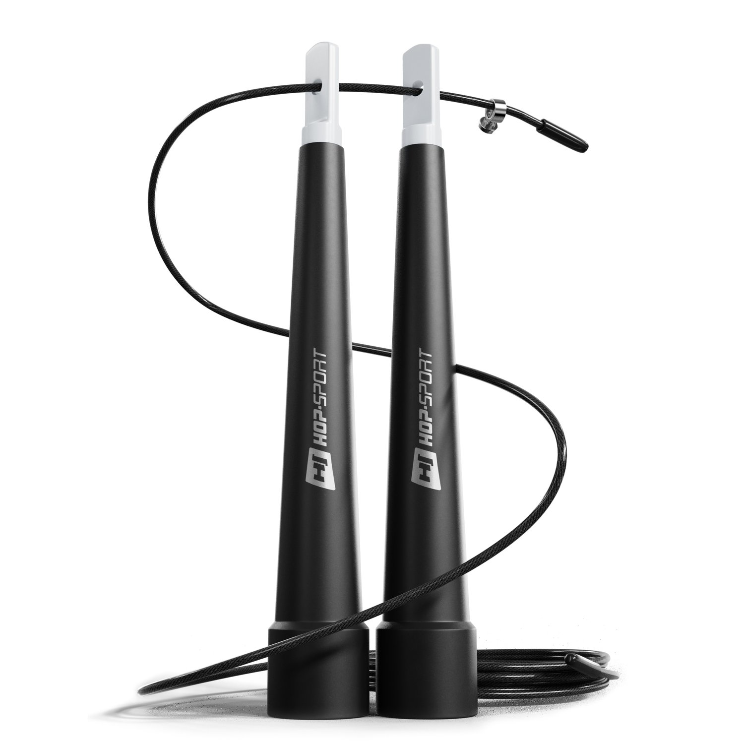 Švihadlo crossfit HS-P010JR - čierne