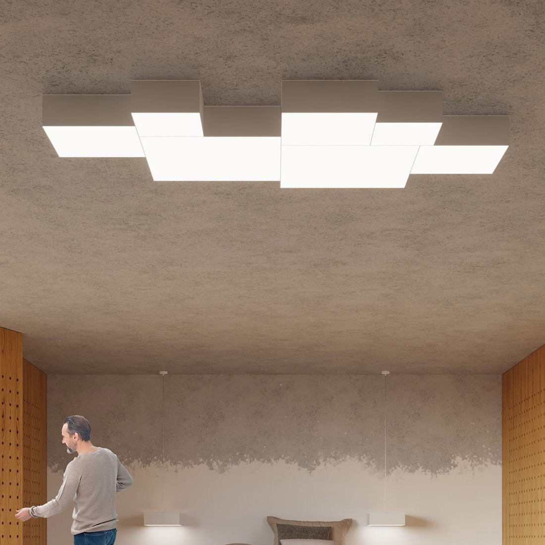 Sollux Lighting Horus plafon 3x60W biały SL.0141