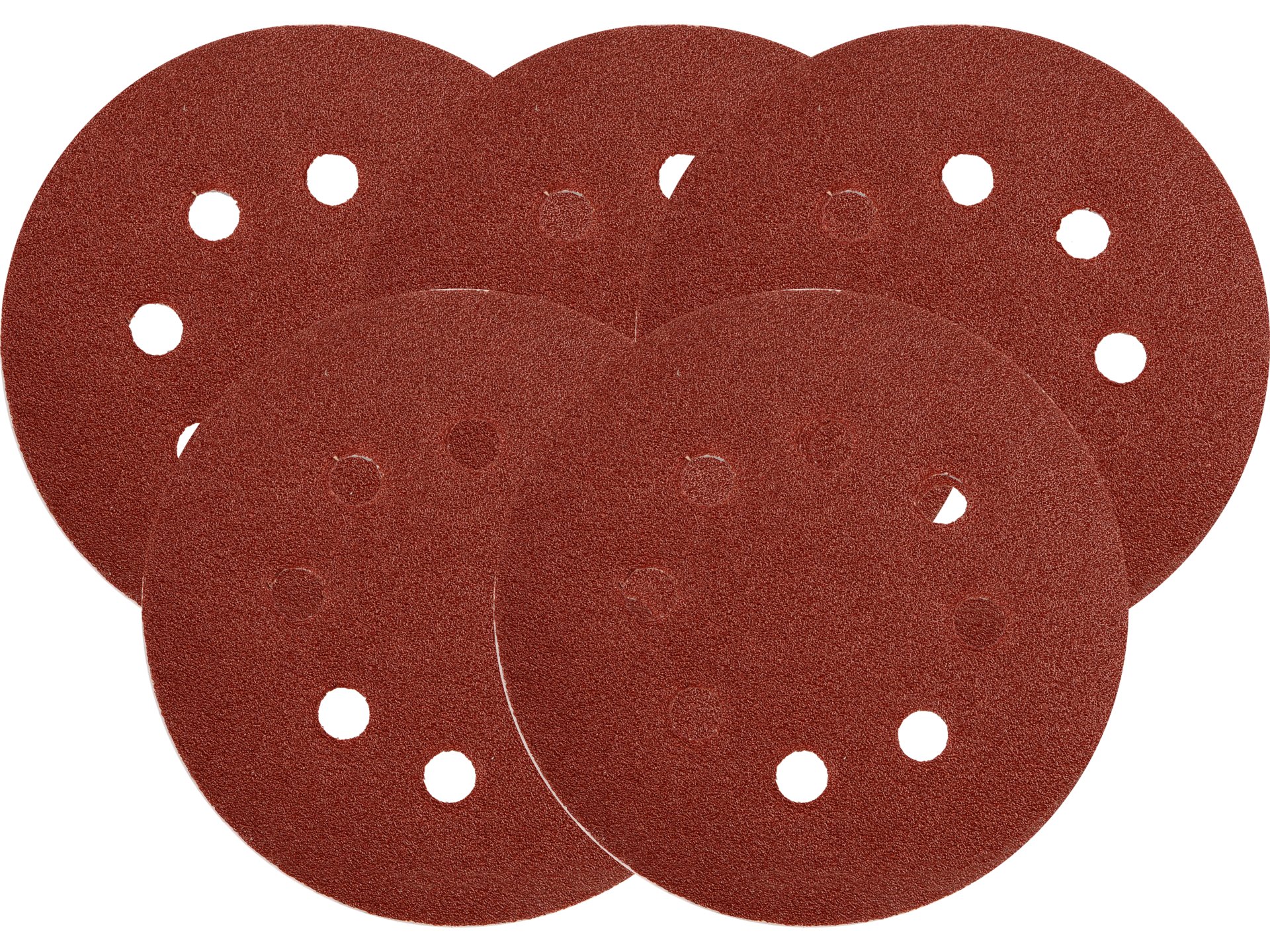 Krążki ścierne na rzep YATO 125mm P100 do drewna metalu 5 szt. YT-83454