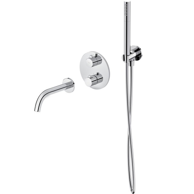 CERSANIT Zestaw wannowy podtynkowy ZEN chrom S952-034