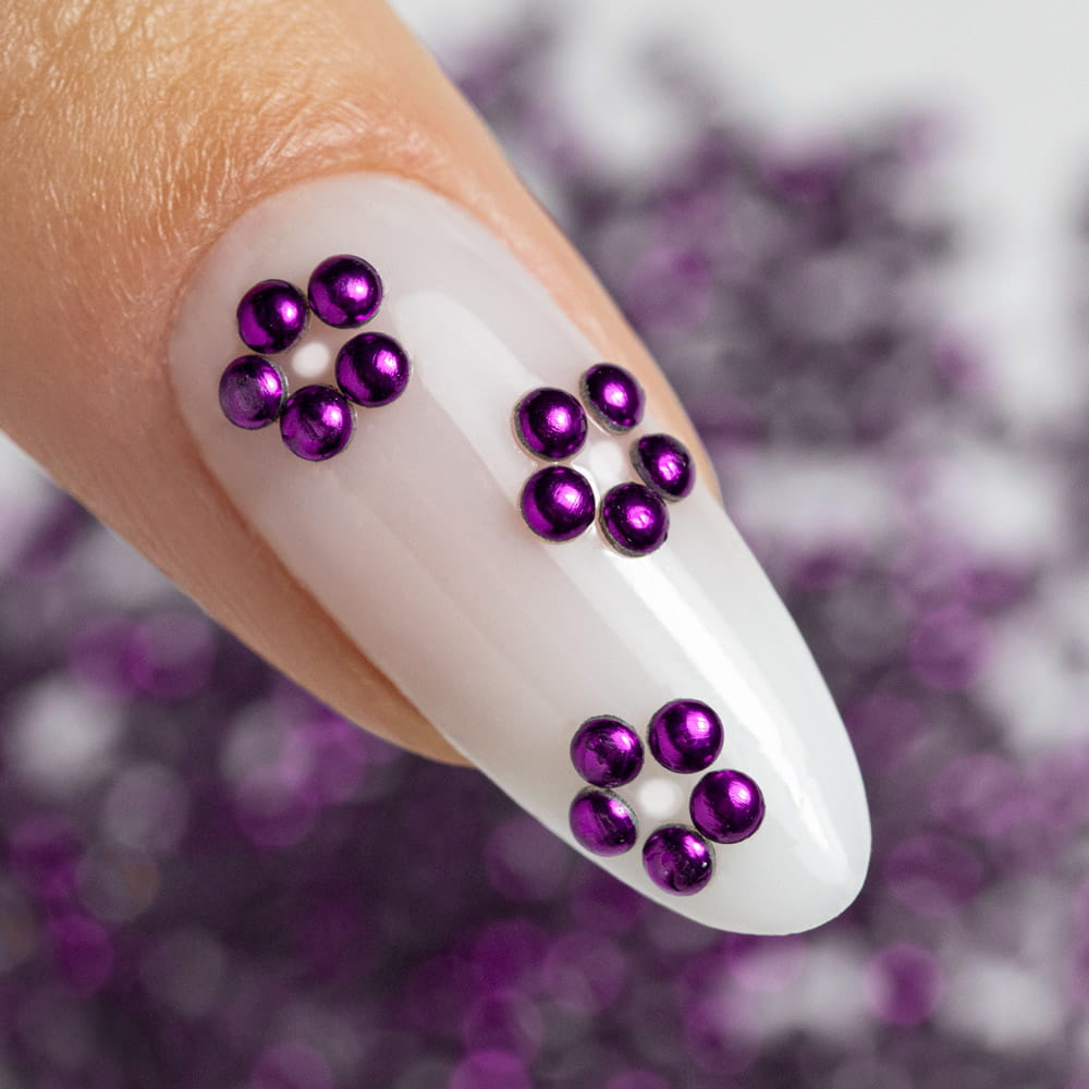 ShinePins gładkie ćwieki błyskotki ozdoby do paznokci mini NTN Premium Nr 16 5g