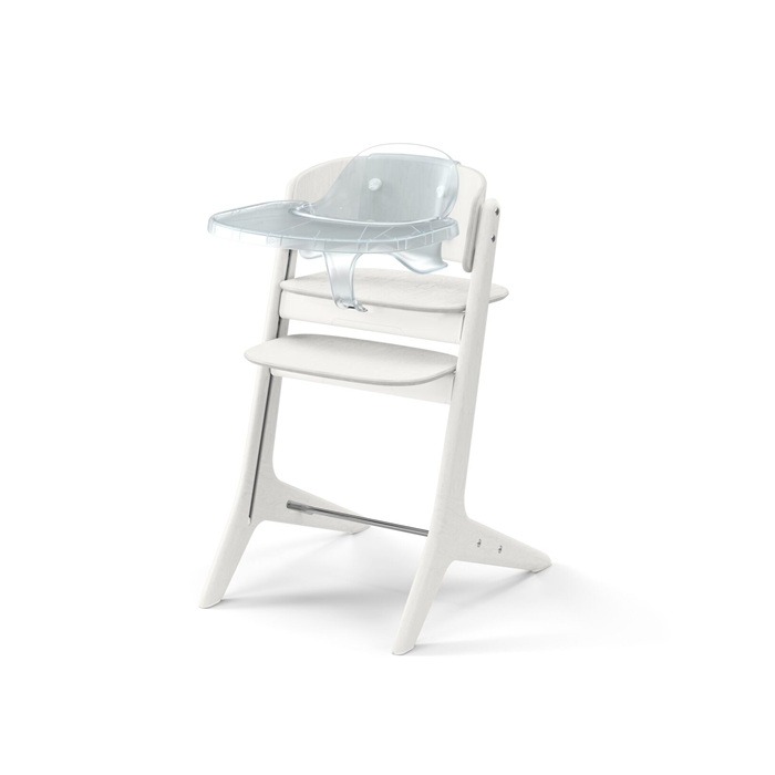 Cybex Lemo Platinum 3-w-1 - krzesełko do karmienia z zestawem Baby Set i tacką-White Wood