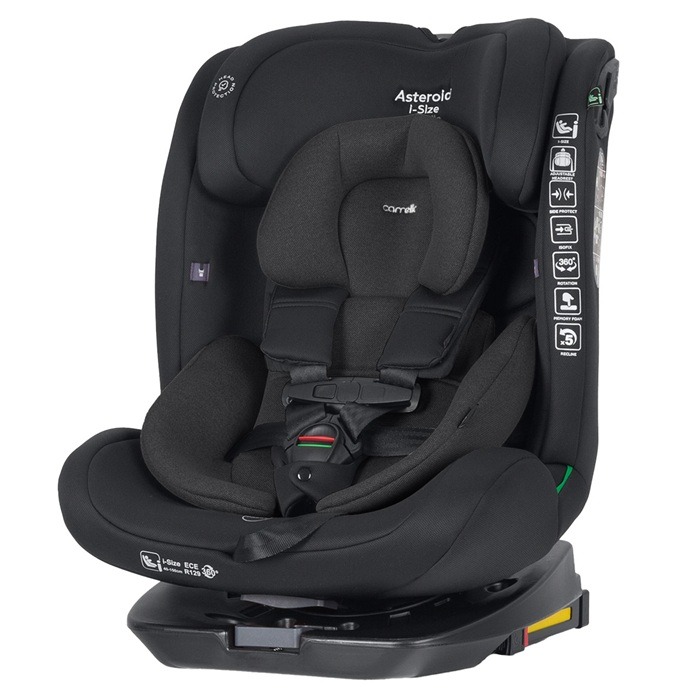 Carrello Asteroid i-Size CRL-17001 - fotelik dla dzieci 40-150 cm-Space Black