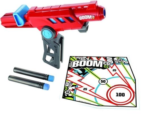 Mattel Boomco Railstinger rzutki + tarcza pistolet