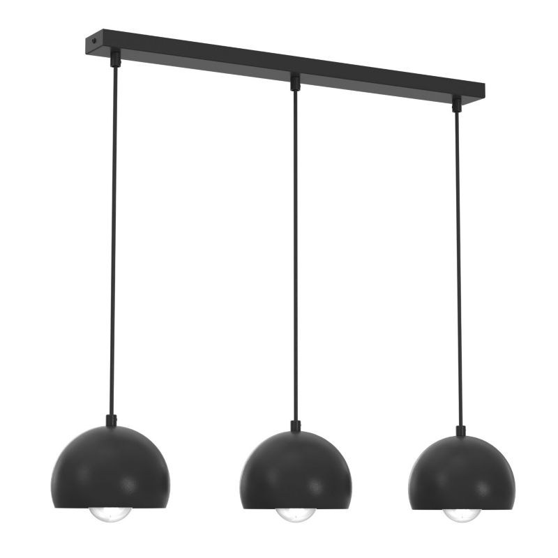 Lampa wisząca Luminex Sool czarna 3xE27x15W IP20 wym:110x65x15cm - 1 szt.