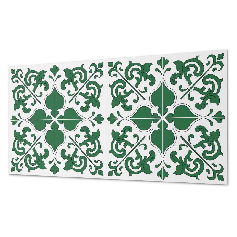 Komplet Kafelków Samoprzylepnych ArtPrintCave 60x30 cm Wzór roślinny z ornamentami 6 szt.