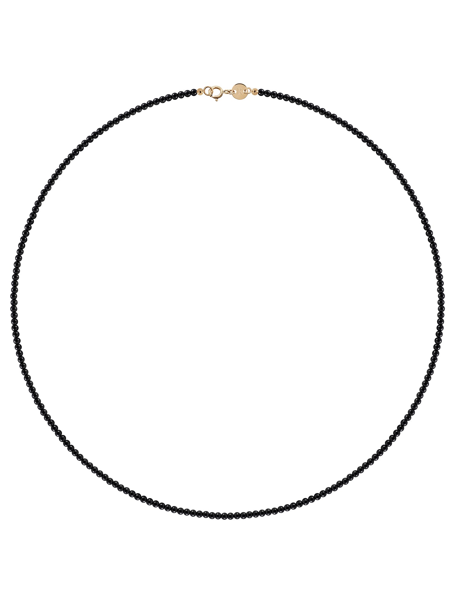 Onyx Necklace - naszyjnik z onyksów oraz z autorskiego zapięcia, 42