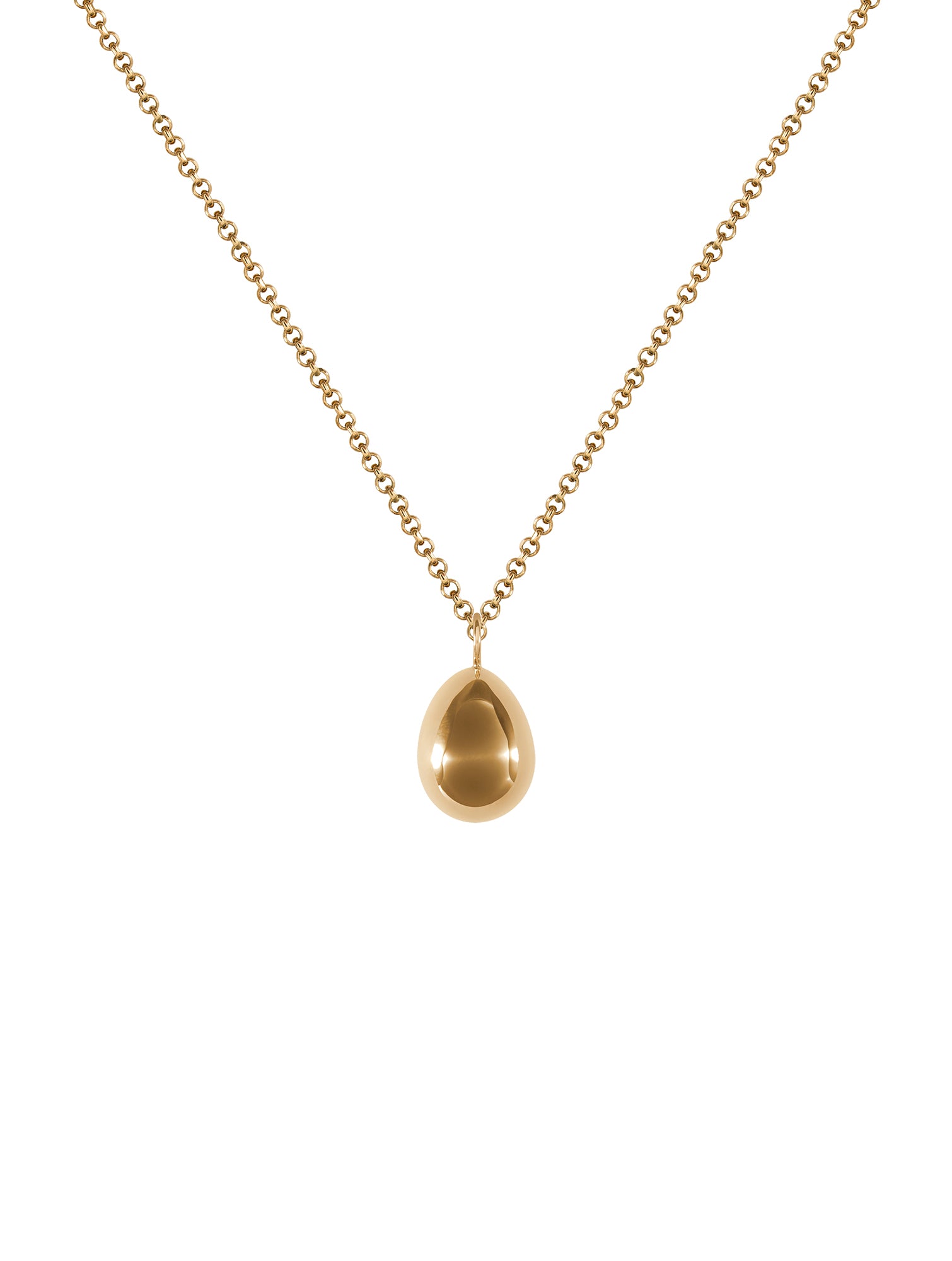 Sole Necklace N°2 - naszyjnik z zawieszką o przestrzennej formie, 42