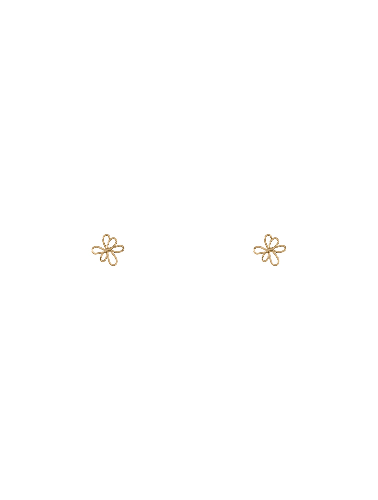 Mini Fuji Earrings N°1 - małe kolczyki w kształcie kwiatków